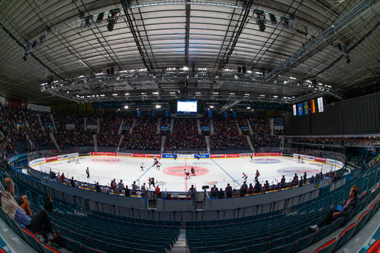 Generell vy av rinken på Hovet