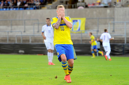 Sverige John Guidetti deppar