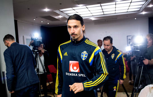 Sveriges Zlatan Ibrahimovic