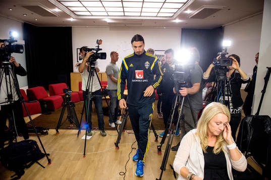 Sveriges Zlatan Ibrahimovic