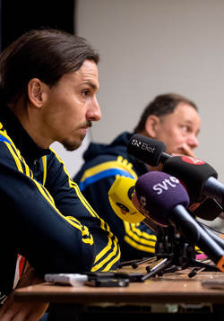 Sveriges Zlatan Ibrahimovic