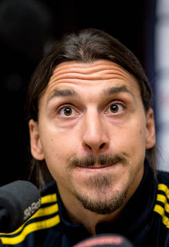 Sveriges Zlatan Ibrahimovic