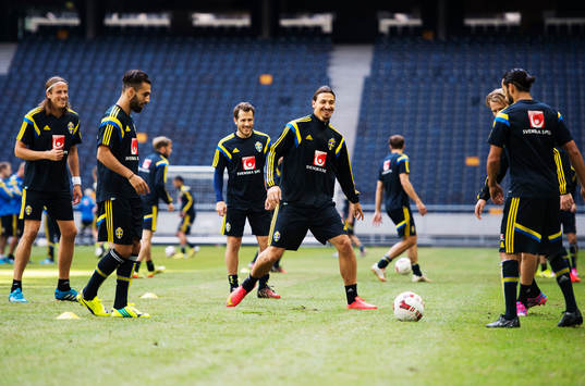 Jonas Olsson, Jimmy Durmaz, Tobias Hysén, Zlatan