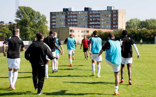 FC Rosengårds värmer upp Rosengårds IP