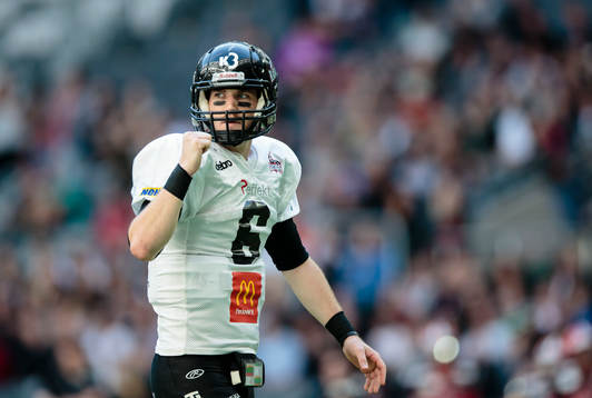 Örebro Black Knights Jakob Nordkvist reagerar
