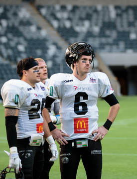 Örebro Black Knights quarterback Joe Clancy (h)  ser
