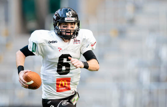 Örebro Black Knights quarterback Joe Clancy