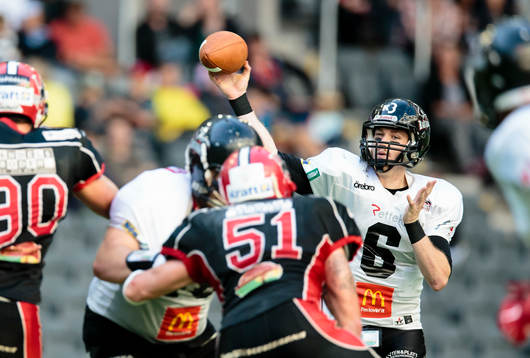 Örebro Black Knights quarterback Joe Clancy