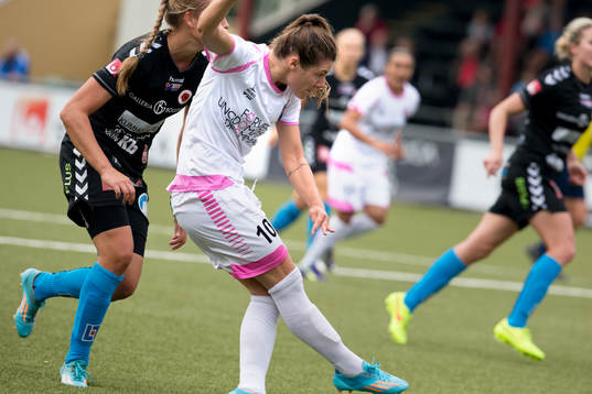 Ramona Bachmann från Rosengård avgör här med sitt 2-1