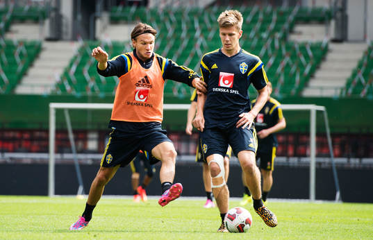 Albin Ekdal och Pontus Wernbloom