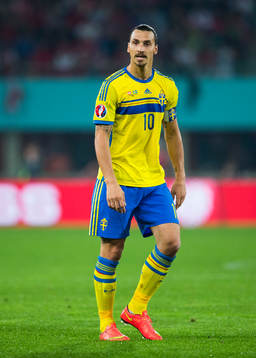 Sveriges Zlatan Ibrahimovic