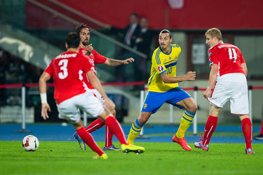 Sveriges Zlatan Ibrahimovic