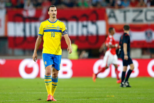 Sveriges Zlatan Ibrahimovic