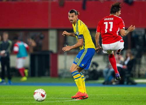 Sveriges Zlatan Ibrahimovic