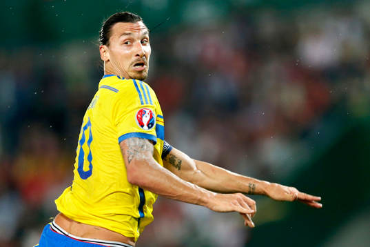 Sveriges Zlatan Ibrahimovic