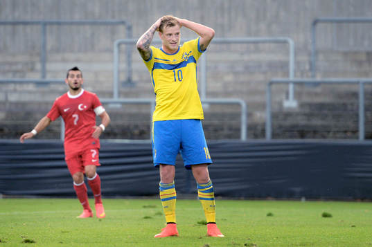 Sveriges John Guidetti deppar