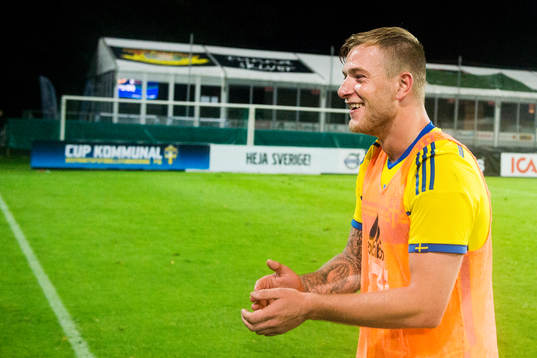 Sveriges John Guidetti jublar