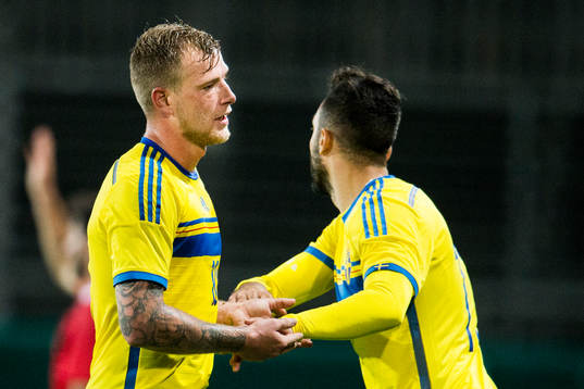 Sveriges John Guidetti byts ut till förmån för Abdul