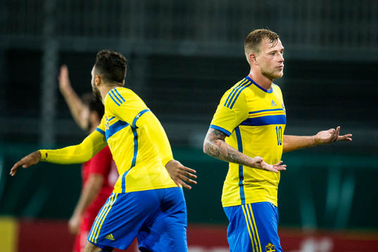 Sveriges John Guidetti byts ut till förmån för Abdul