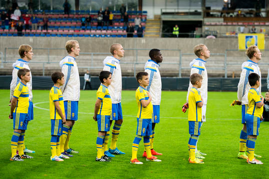 Sveriges Emil Krafth, Filip Helander, Sebastian Holmén,
