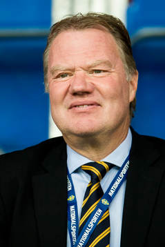 Svenska fotbollsförbundets ordförande Karl-Erik Nilsson