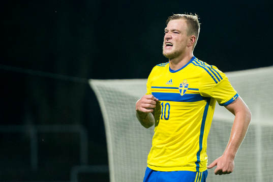 Sveriges John Guidetti deppar