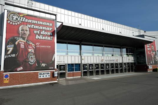 Norrbotten Coop Arena innan ishockeymatchen i SHL mellan