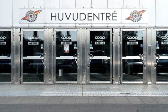 Norrbotten Coop Arena innan ishockeymatchen i SHL mellan