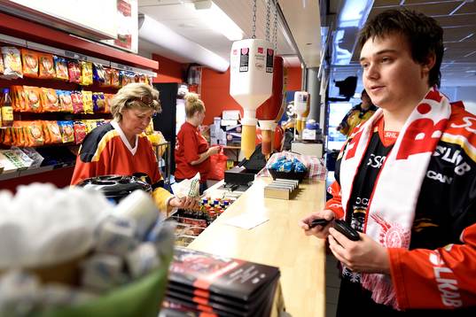 Fullfart på försäljningen av hamburgare