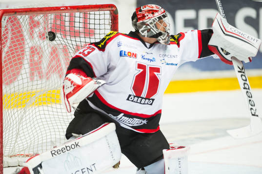 Mål bakom Örebros målvakt Julius Hudacek