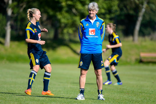 Förbundskapten Pia Sundhage