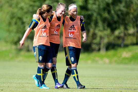 Hanna Folkesson, Emma Berglund och Sara Thunebro