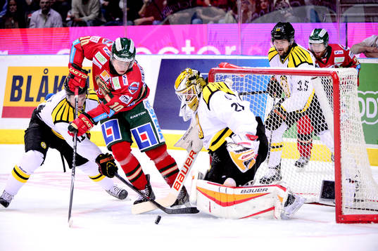 Frölundas Mattias Janmark gör 1-0