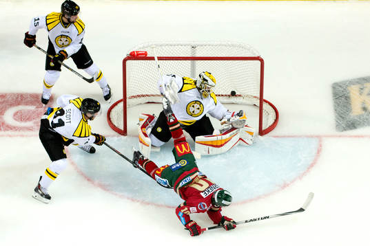 Frölundas Mattias Janmark gör 1-0
