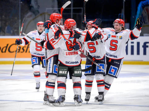 Södertäljes David Lidström jublar