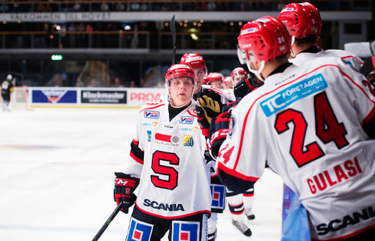 Södertäljes David Lidström jublar