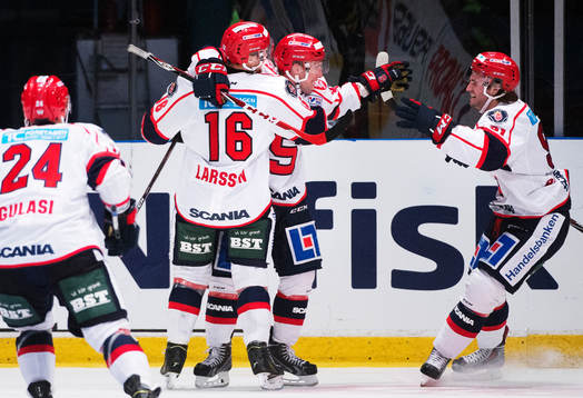 Södertäljes Alexander Larsson, James Sixsmith och