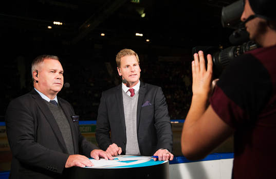 Viasats expert Leif Strömberg och Niklas Jihde