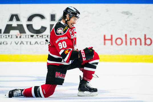 Malmö Redhawks Mattias Persson jublar