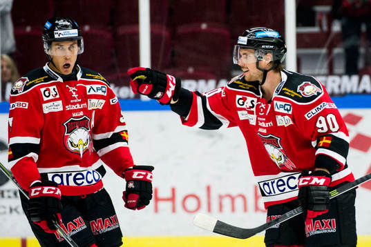 Malmö Redhawks Mattias Persson jublar