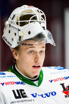Björklövens målvakt Johan Mattsson