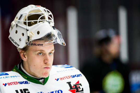 Björklövens målvakt Johan Mattsson