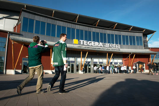 Supportrar till Färjestad