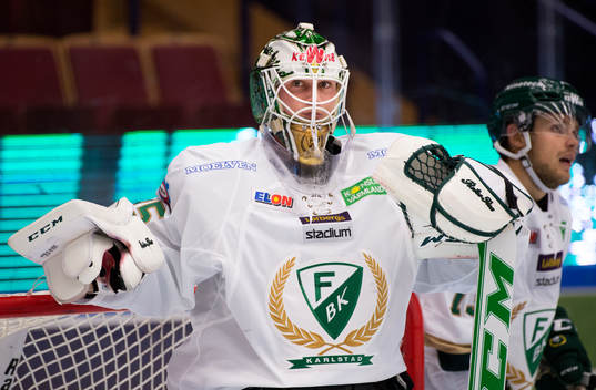 Färjestads målvakt Fredrik Pettersson-Wentzel