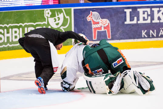 Färjestads målvakt Fredrik Pettersson-Wentzel