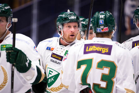 Färjestads Martin Röymark jublar