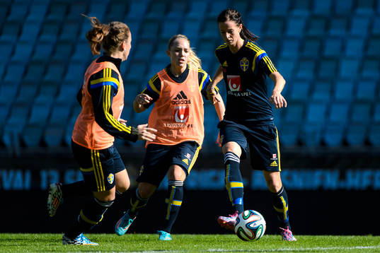 Elin Rubensson och Lotta Schelin
