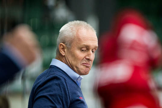 Timrås tränare Roger Forsberg deppar