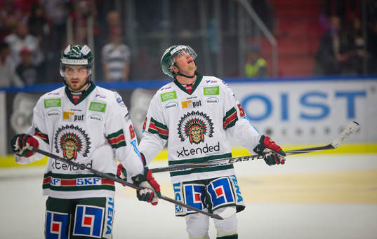 Frölundas Mikael Wikstrand och Erik Gustafsson