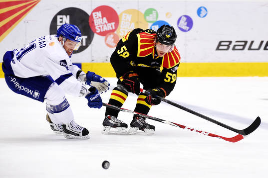 Leksands Kevin Kapstad och Brynäs Sebastian